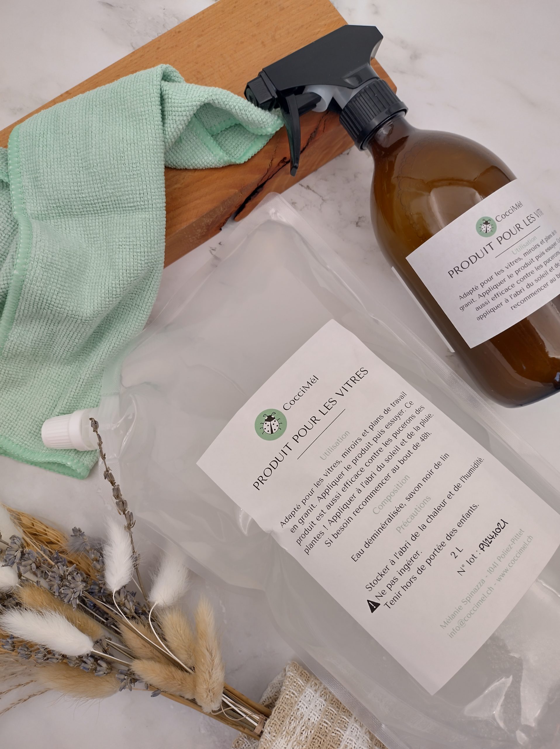 Produit pour les vitres