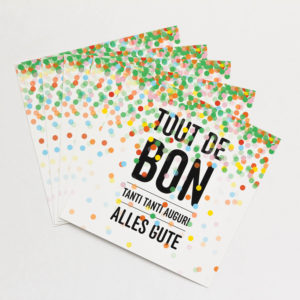 Set de cartes « Tout de Bon - Alles Gute »