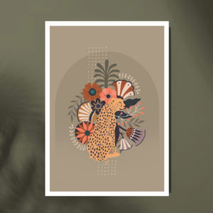Affiche - Cheetah In Bloom