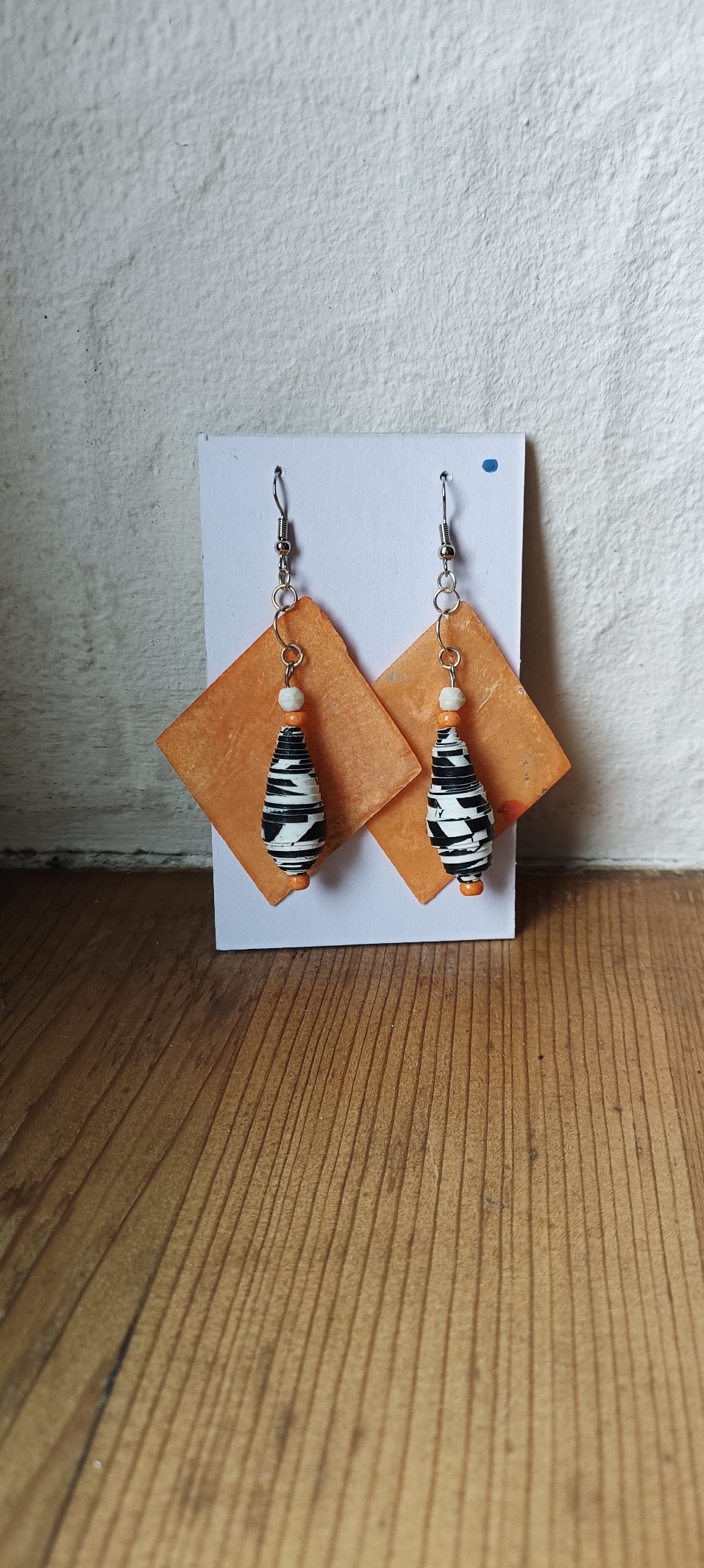 Boucle d'oreille Zebra 1