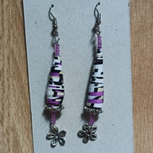 Boucles d'oreille Zebra 2