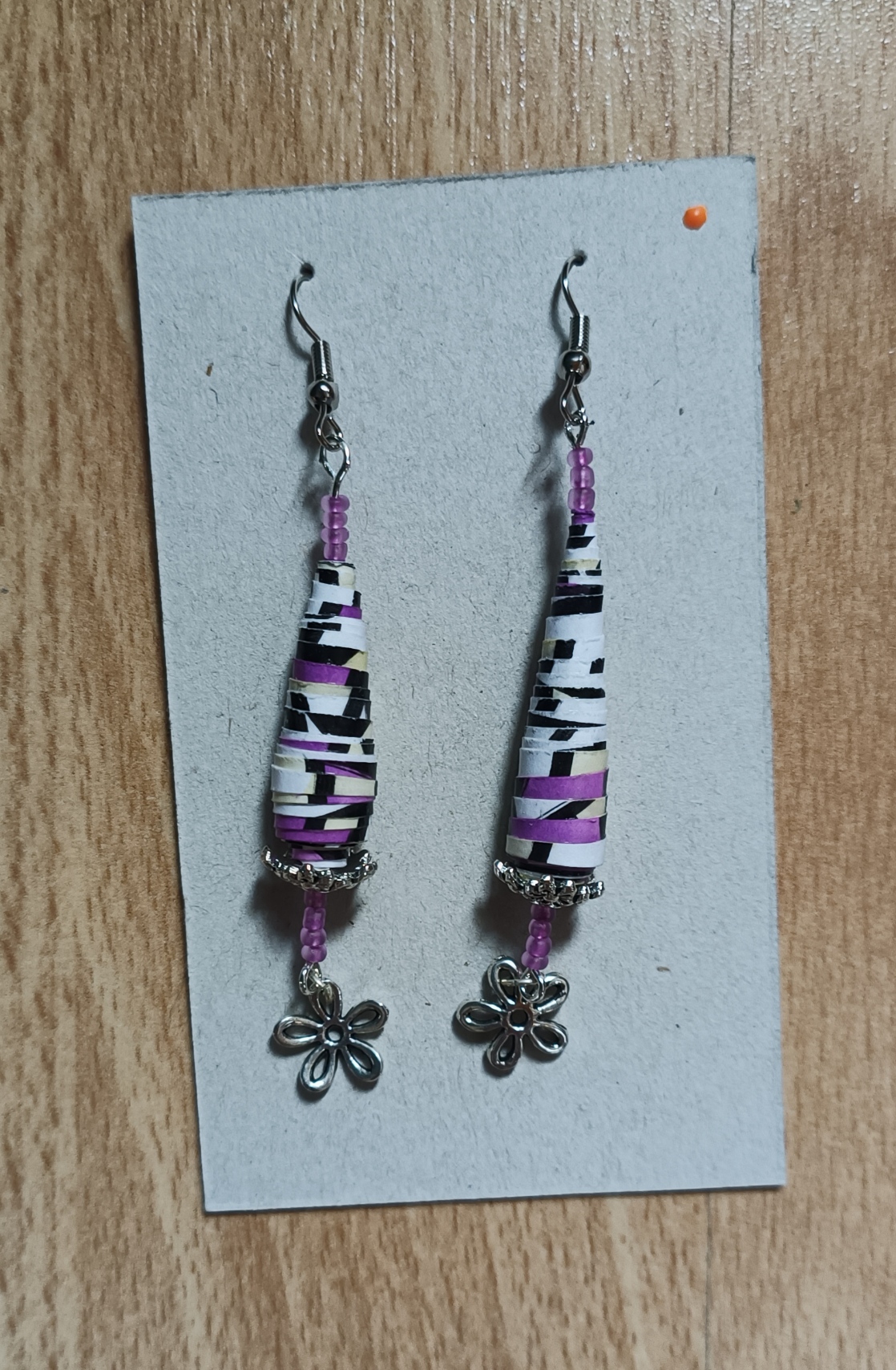 Boucles d'oreille Zebra 2