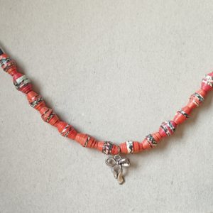 Collier Red&bow tie