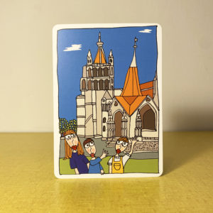 Carte postale A6 «Cathédrale de Lausanne»