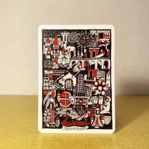 Carte postale A6 «Lausanne, Trésors et souvenirs»