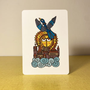 Carte postale A6 «Le soleil»