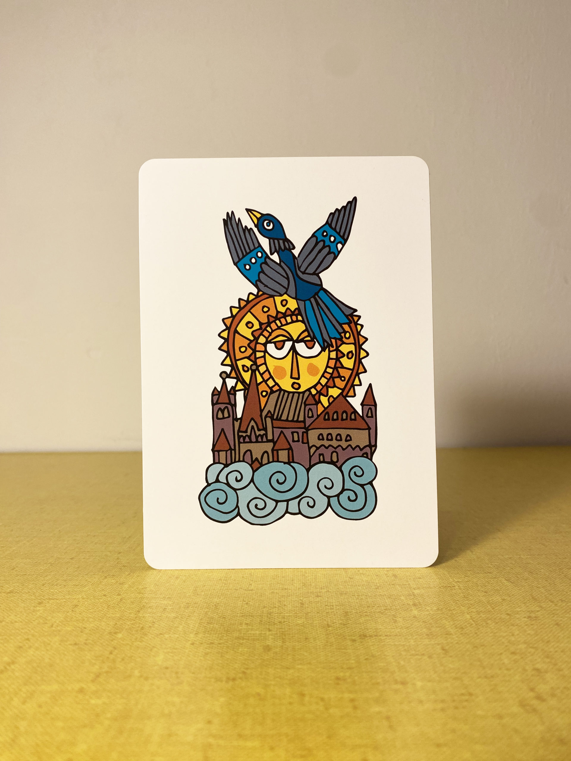 Carte postale A6 «Le soleil»