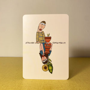 Carte postale A6 «Attendre le printemps»