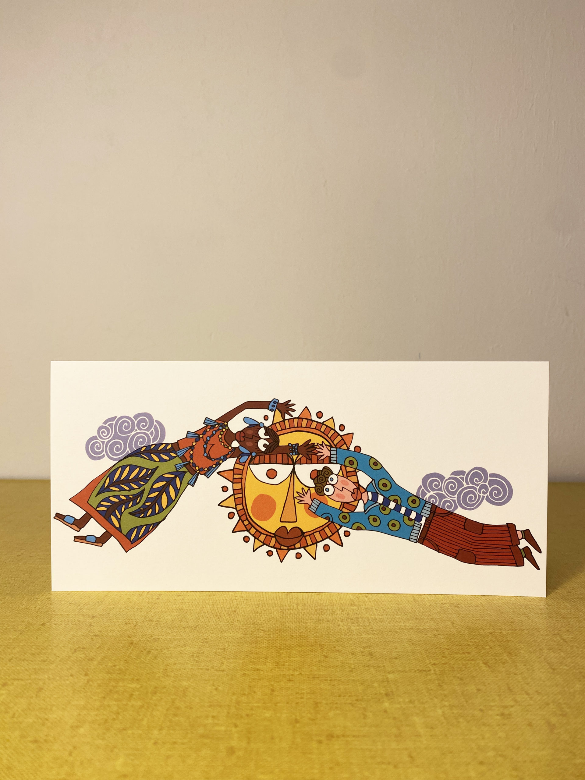 Carte postale A6/5 «Duel au soleil»