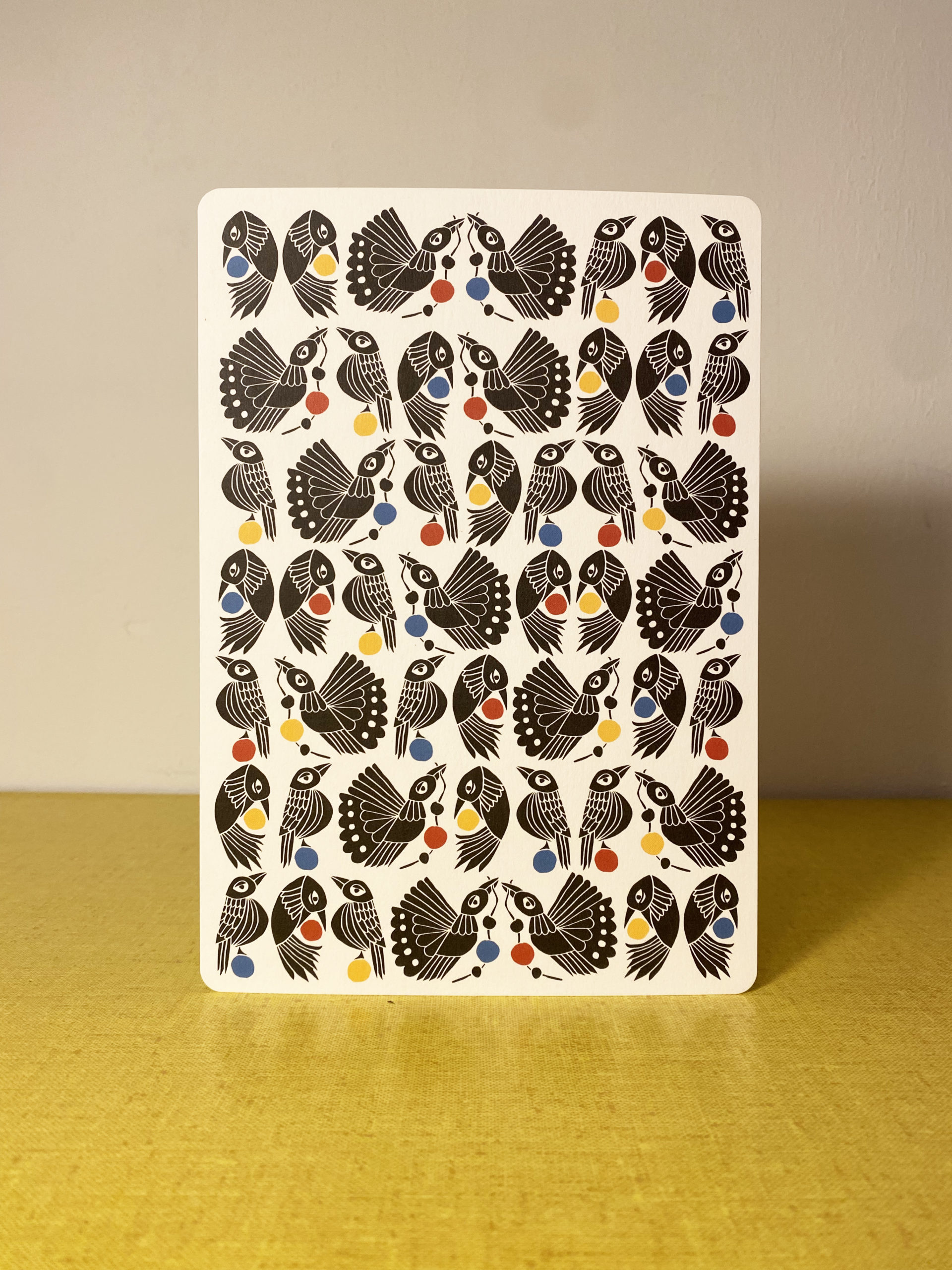 Carte postale A5 «Les oiseaux»