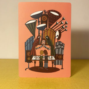 Carte postale A5 «L'orgue»