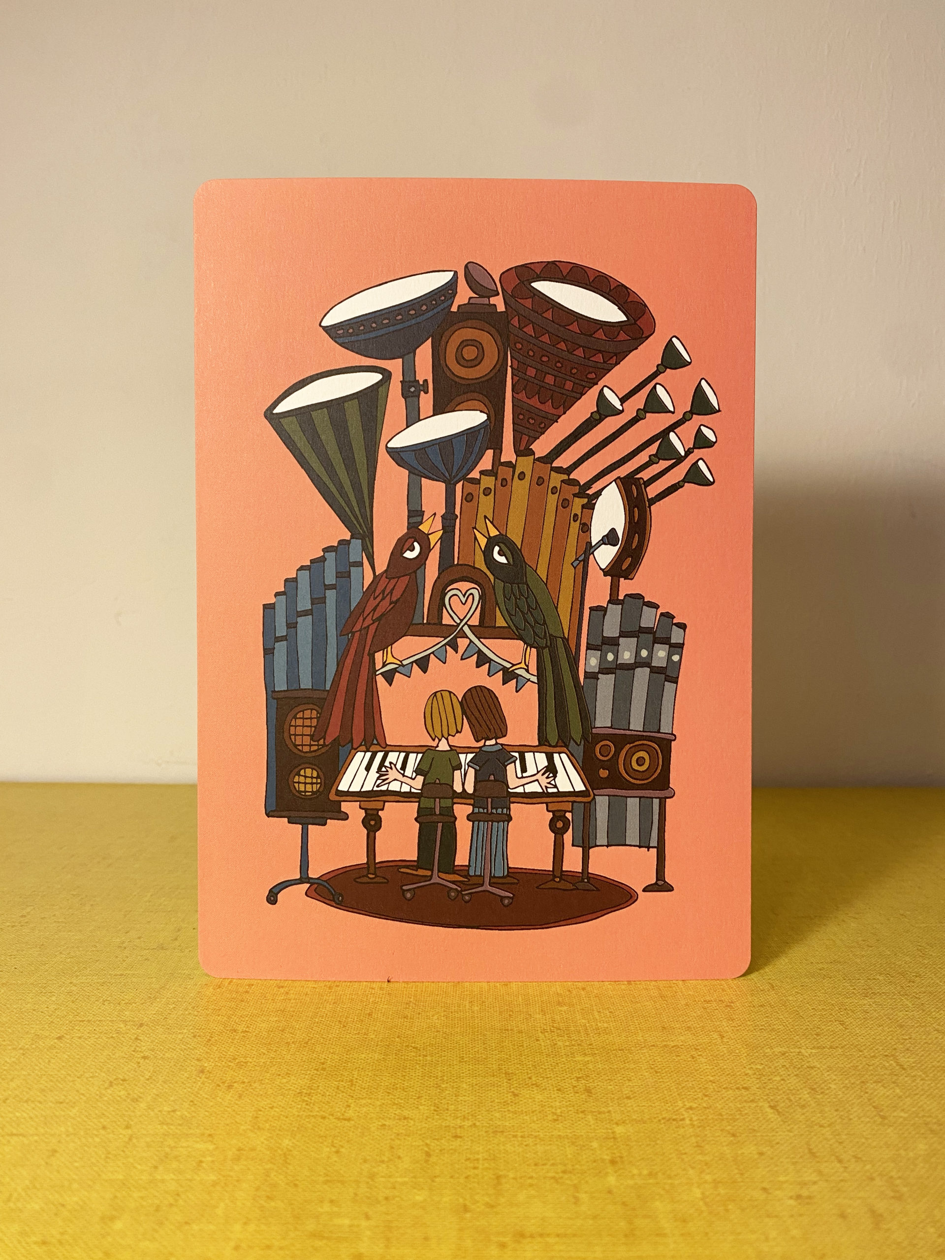 Carte postale A5 «L'orgue»