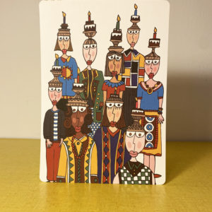 Carte postale A5 «Des bougies»