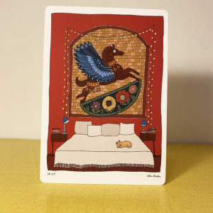 Carte postale A5 «Le lit»