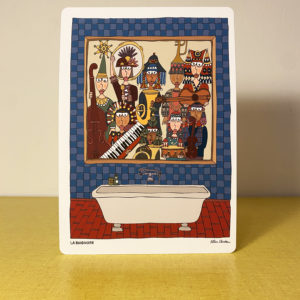 Carte postale A5 «La baignoire»
