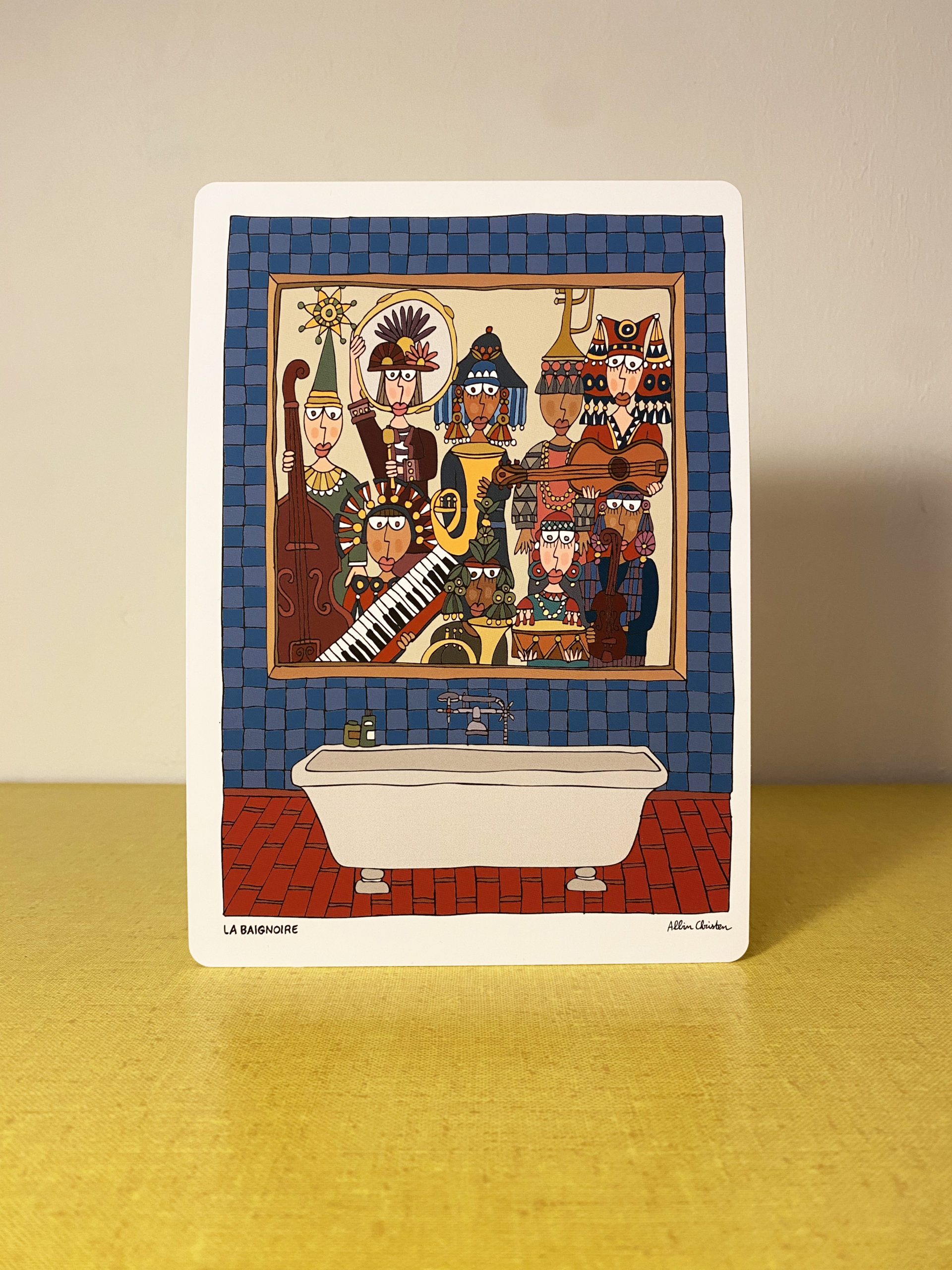 Carte postale A5 «La baignoire»