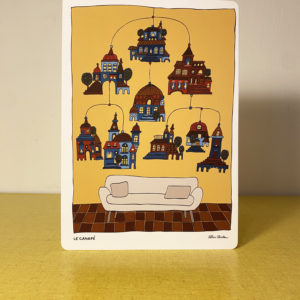 Carte postale A5 «Le canapé»