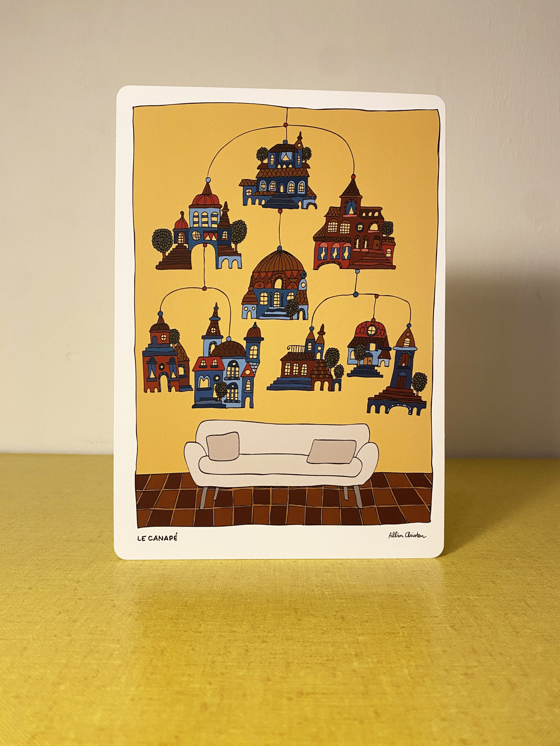 Carte postale A5 «Le canapé»