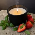 Bougie parfumée basilic fraise