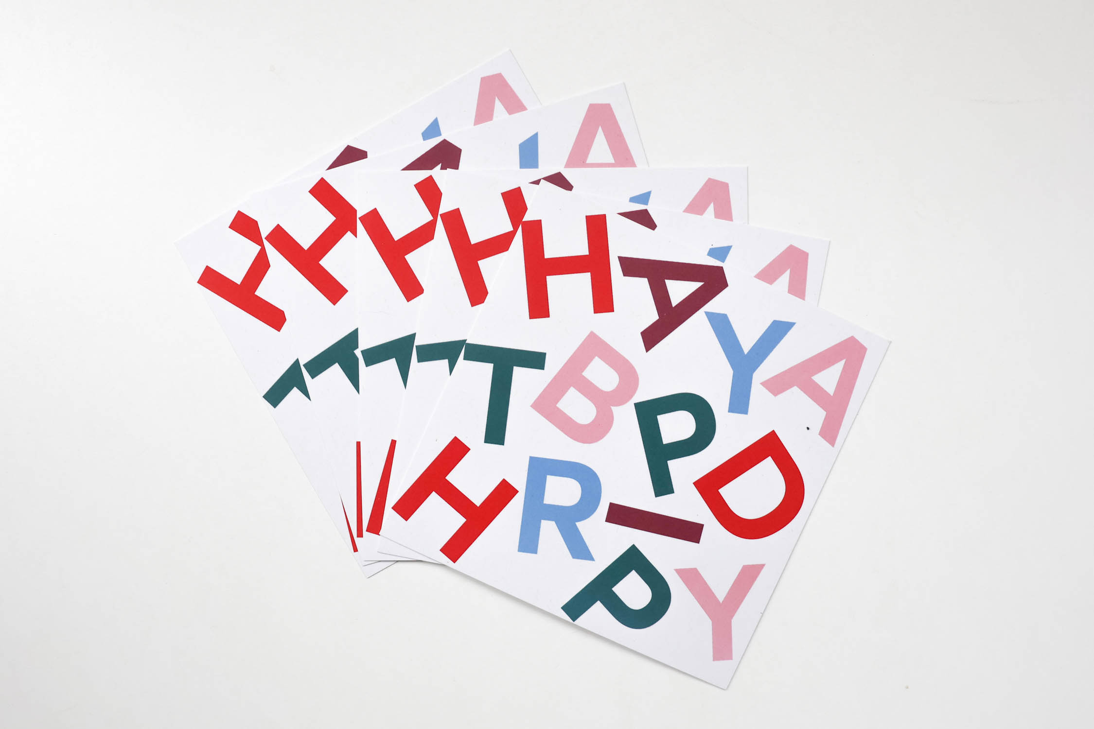 Set de cartes anniversaire "HAPPY BIRTHDAY - CHEERS"