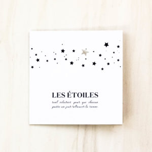 Carte de réconfort "Étoiles"