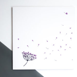 Carte "Sincères condoléances"