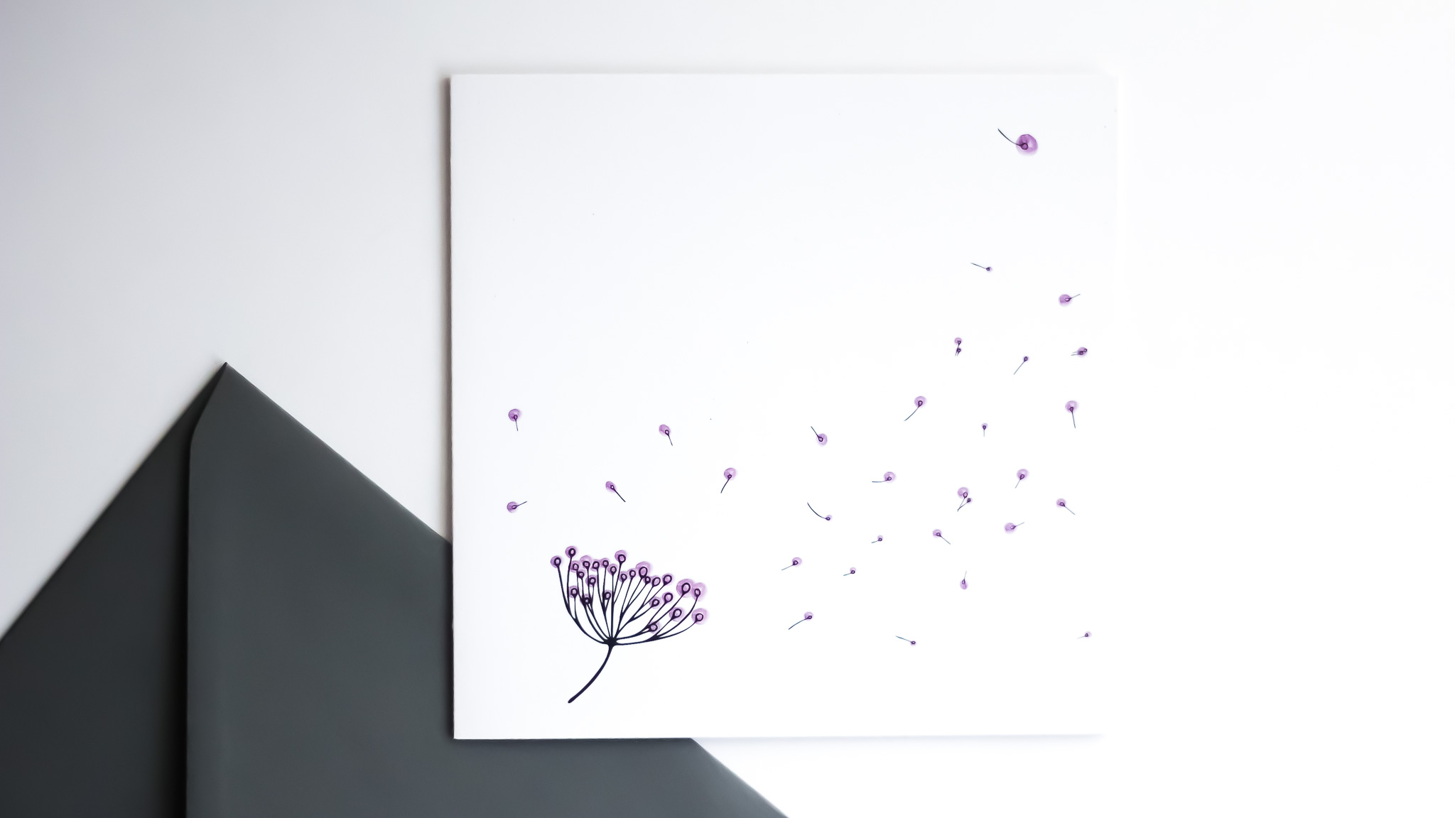 Carte "Sincères condoléances"