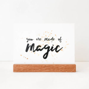 Porte-cartes en bois