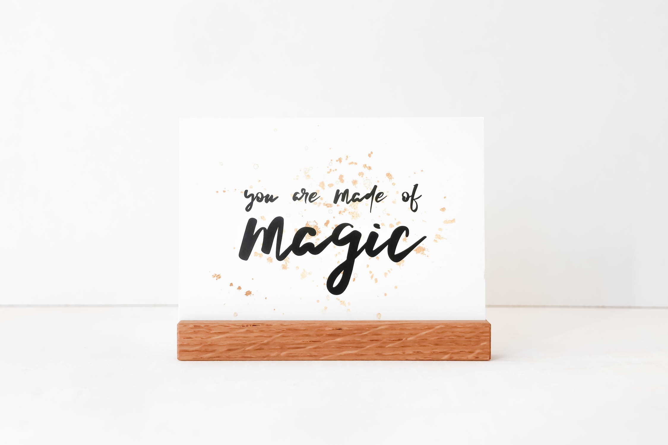 Porte-cartes en bois