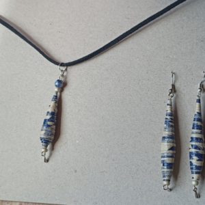 duo collier-boucles d'oreille