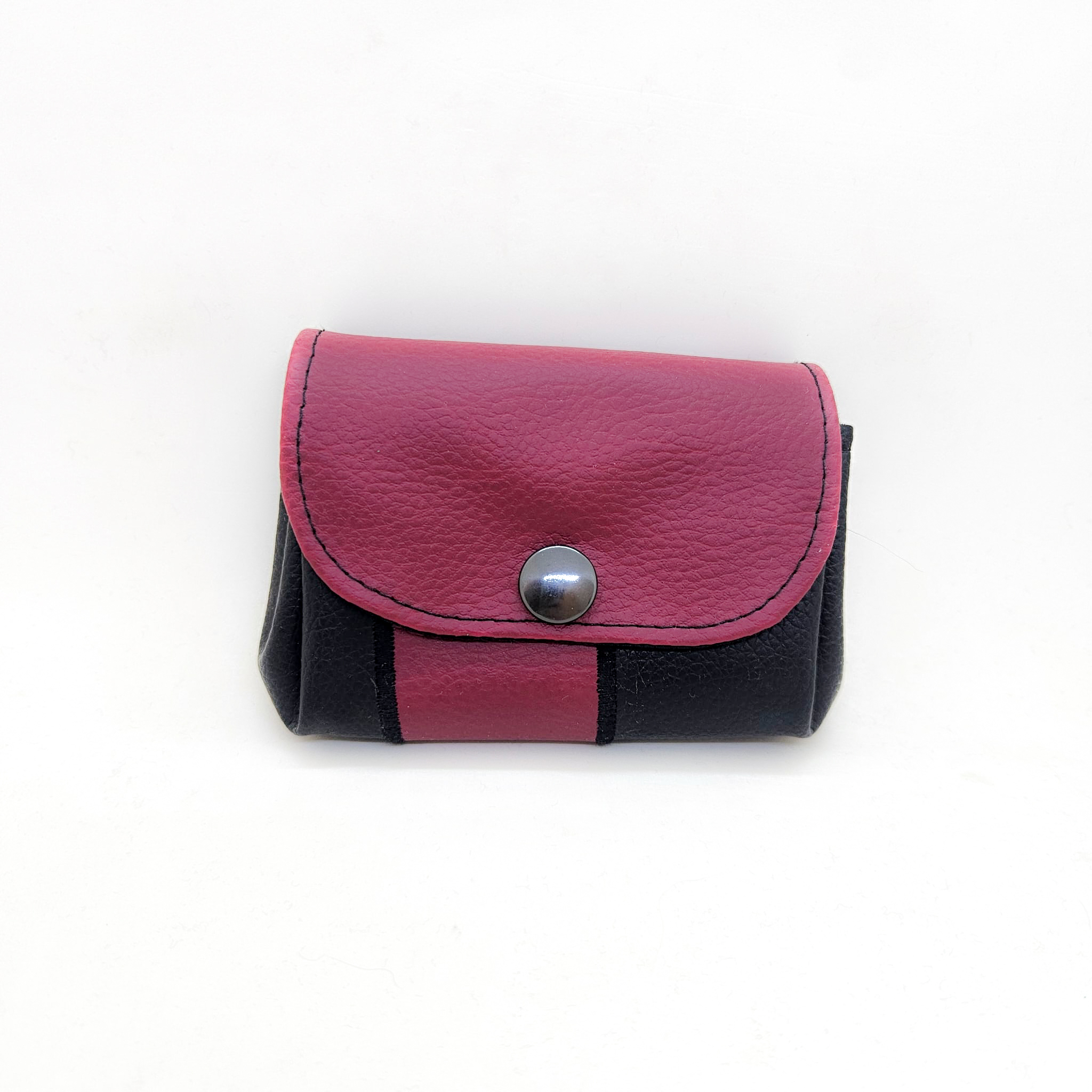 Porte-monnaie artisanal en simili cuir